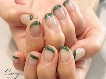 キャリー(CARRY)/フレンチネイル（＋カスタム）