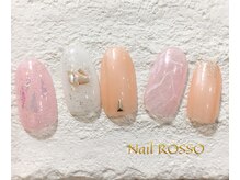 ネイルロッソ 浅草店/クリアニュアンスネイル　