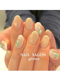 シンプルシェルネイル