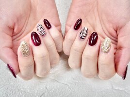 【Mi1】ツイードネイル