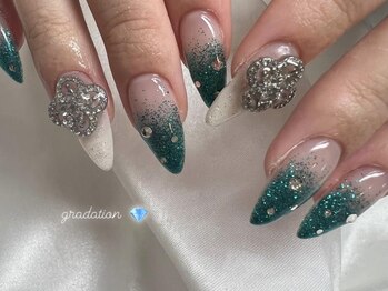 アイネイルズ 大宮店(I nails)/【miyabi】ラメグラ