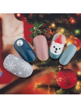 ラ カゼッタ(La casetta)/クリスマスくまさんネイル