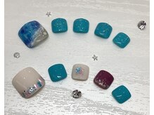ステラネイル(Stella nail)/フット７月おすすめデザイン