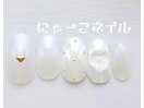 ホワイト春ネイル☆定額￥5980