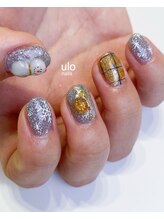 ウロネイルズ(ulo nails)/冬ネイル、雪の結晶ネイル