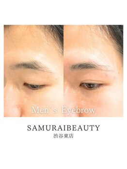 サムライビューティー 渋谷東店(SamuraiBeauty)/メンズ眉毛サロンで仕事の成績も