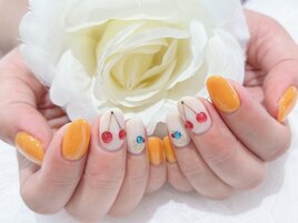 さくらんぼネイル