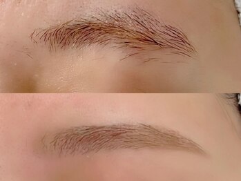 コーラル(coral)の写真/最も似合うデザインをご提案！似合わせ美眉★徹底カウンセリングで初めての方/リピ－ター様にも支持多数◎