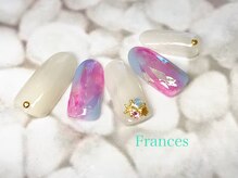フランセス(Frances)/キラキラフィルムネイル