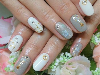 バーグ(bague)/クリスマスネイル