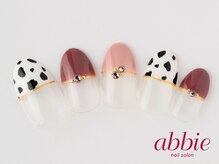 ネイルサロンアビー 北千住店(abbie)/ダルメシアンネイル　￥13079