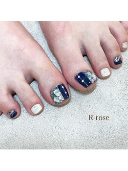 アールローズ(R-rose)/フットネイル ¥8800