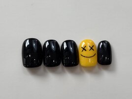 メンズ黒黄色¥5550