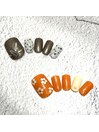 8月フットネイル¥8200