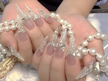 モアネイル 新宿/ワンホンネイル/持ち込み/新宿