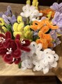 ヒロ(Hilo) モールで作ったお花たち。お部屋を彩ってくれてます