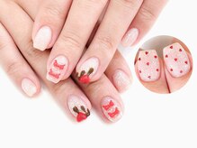 ネイルコレクション ピンク(Nail Collection Pink)/フリーアート★ドリップ：ハート