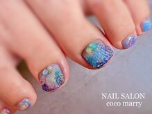 ネイルサロン ココマリー(coco marry)の雰囲気（優雅なFOOT席で、炭酸バスから始まる夏ネイルを楽しんめます♪）