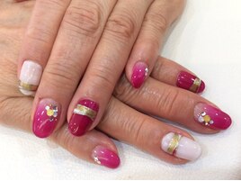 大人 レッドネイル