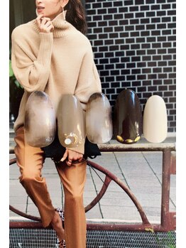 タイダイ柄ネイル