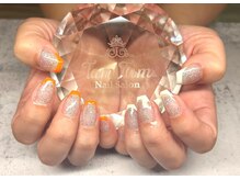タムタムネイル 本厚木(Tam Tam Nail)/フレンチ。色変更。ベース追加