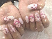 ネイルサロン パピリオ(Nail Salon papilio)/マイメロピンクネイル☆