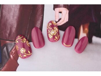 エムスラッシュ ネイル 新百合ヶ丘店(M.SLASH)/ビンテージフラワー