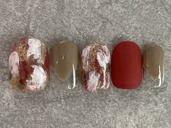 カラネイル 南森町店(calla nail)/漆喰ニュアンスアート