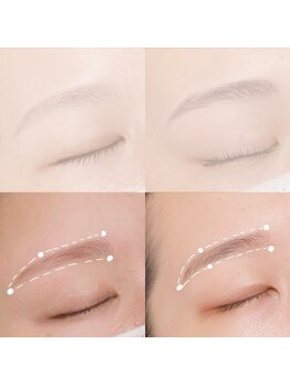 ルーム(ROOM)/平行眉デザイン/まゆげ/眉アート