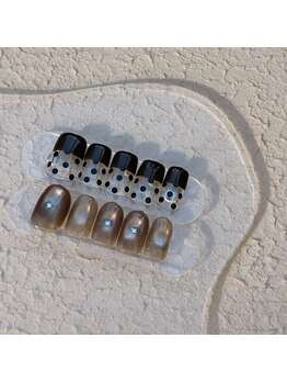 ネイルサロン スラッシュ(SLASH)/【AKI】アシンメトリー