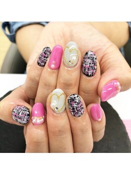 イーズネイル 堺(e's Nail)/ツイードネイル