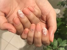ネイルズ ララ(nails Lala)/レースフラワー。