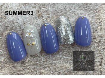 ベーシック ネイルウィザードアカデミー 麻布十番店(Basic×NailWizardAcademy)/【定額Season】SUMMERデザイン