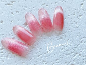 ボネール(nail ＆ eyelash Bounail)/マグネット　チーク　フレンチ