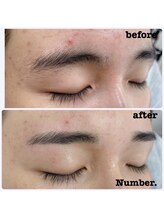 ナンバー(Number.)/下がり眉さんもストレートに！