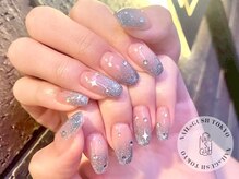 ネイルズガッシュ 川崎店(NAILsGUSH)/ワンホン/フラッシュ/キラキラ