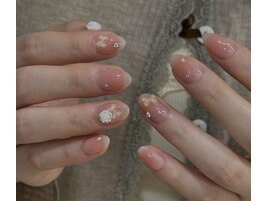 ふんわりチークと薔薇とリボン♪