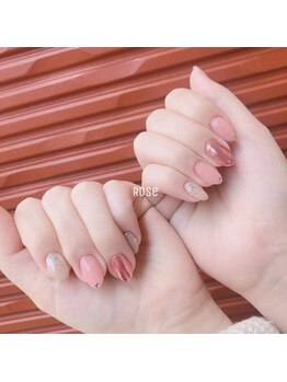 トータルビューティーローズ(Rose)/ミラーネイル