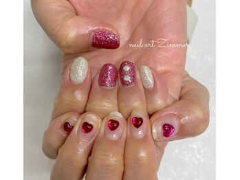 ネイルアート ジマー/60minartとクリアニュアンス