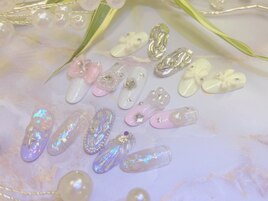 ジェルデコパーツやり放題ネイル