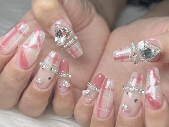 ハッピーバイヤッピー(8appy By Yappy)の写真/【東山/三条】シンプルかわいいデザイン～パーツ盛デザインまであなただけの好きを詰め込みます♪
