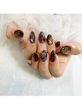 アゲート(Agate)/レオパードネイル