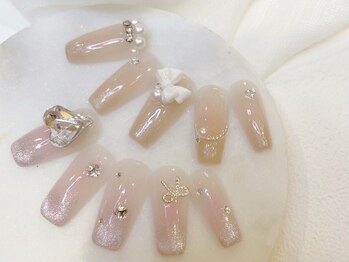 ネイルサロン ユーフォリア(EUPHORIA)の写真/自分史上1番可愛い指先を演出♪可愛いをギュッと詰め込んだデザインでどこから見ても完璧な仕上がりに★