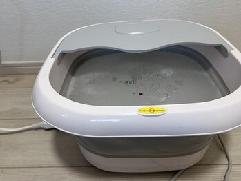 めぐる/保温機能付きの足湯