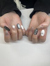 アンドラッシュ 駒込駅前店(and lash)/リボンネイル