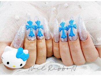 アイラッシュ アンド ネイル リボン 池袋店(RibboN)/[400]チップ+単色¥6990～+アート