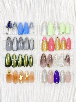 リールエム 高石店(Riru_M)の写真/今月限定◆とにかく早く可愛いネイル¥4950/学割120分ハンド付け放題¥7480/フットネイル　ワンカラー¥4950!!