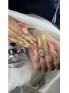 夏ギャルロングネイル