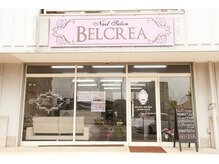 ネイルサロン ベルクレア(Nail salon Belcrea)の雰囲気（【外観】ピンク×ホワイトがかわいい♪）