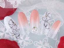 シューズネイルプロデュース/大人フラワーデザイン